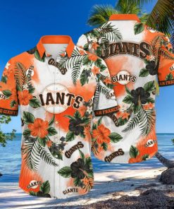 San Francisco Giants Aloha Mlb Orange Hawaiian Shirt For Men And Women