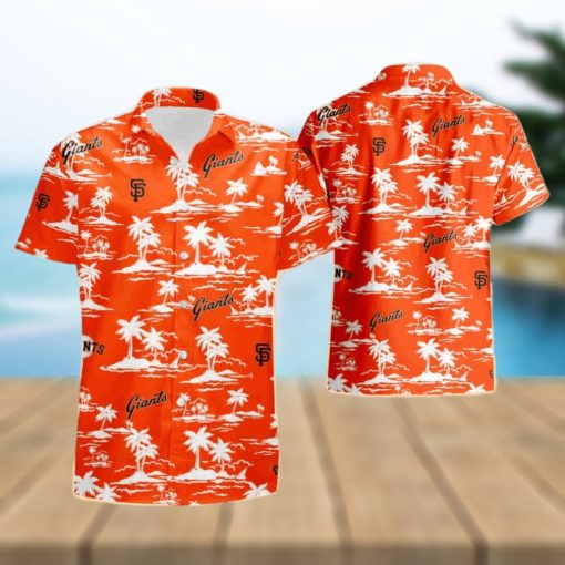 San Francisco Giants Mlb Short Sleeve Aloha Hawaiian Shirt