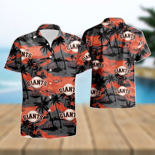 San Francisco Giants Mlb Tommy Bahama Summer Beach Hawaiian Shirt And Short