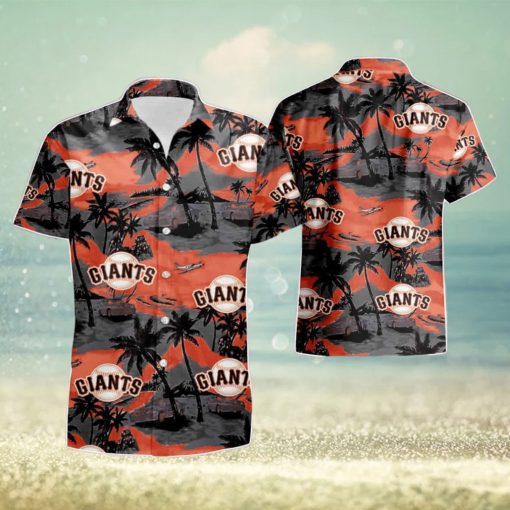 San Francisco Giants Mlb Tommy Bahama Summer Beach Hawaiian Shirt And Short