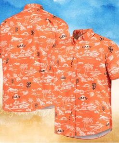 San Francisco Giants Reyn Spooner Hawaiian Shirts  49ers Hawaiian Shirt  Hawaiian Beach Short  Hawaiian Gift