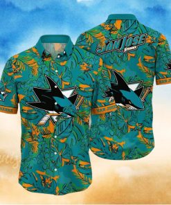 San Jose Sharks NHL Flower Hawaiian Shirt Special Gift For Fans