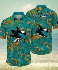 San Jose Sharks NHL Flower Hawaiian Shirt Special Gift For Fans