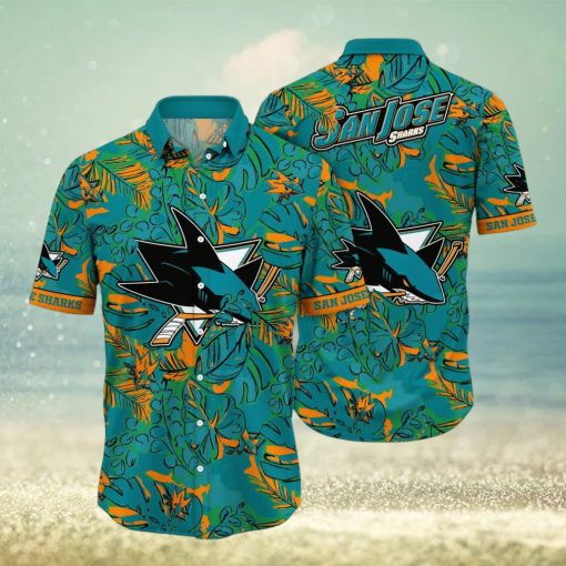 San Jose Sharks NHL Flower Hawaiian Shirt Special Gift For Fans