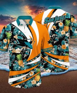 San Jose Sharks NHL Flower Hawaiian Shirt Style Gift For Men Women Fans