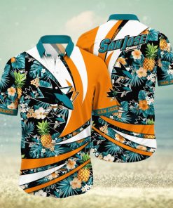 San Jose Sharks NHL Flower Hawaiian Shirt Style Gift For Men Women Fans