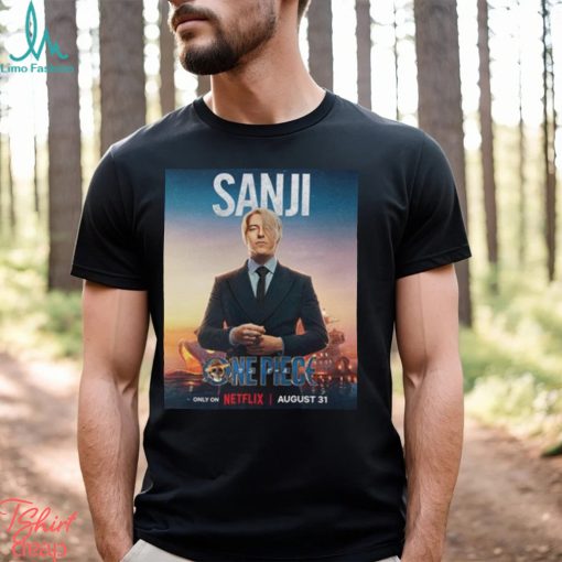 Sanji One Piece Live Action Netflix Poster T Shirt
