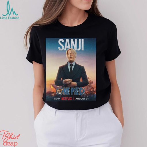 Sanji One Piece Live Action Netflix Poster T Shirt