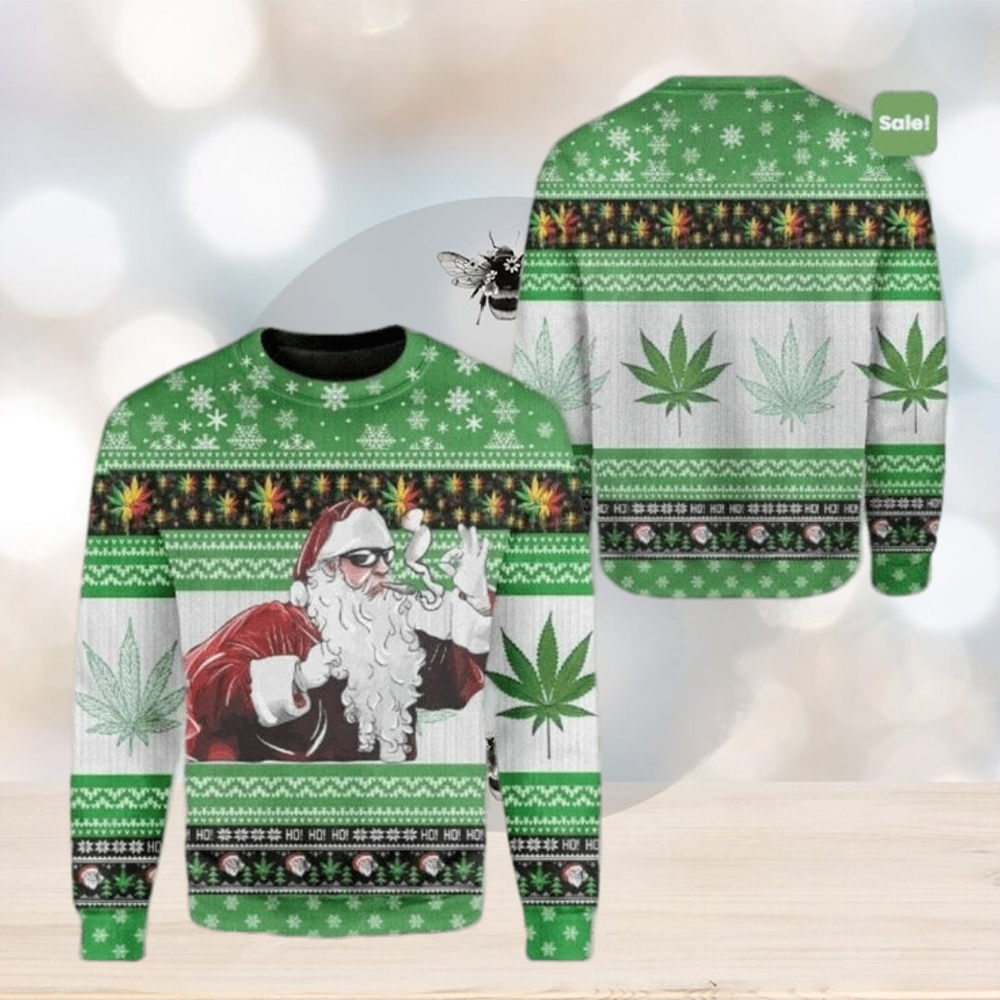 Cannabis ugly sale christmas sweater