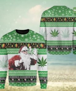 Cannabis ugly hot sale christmas sweater