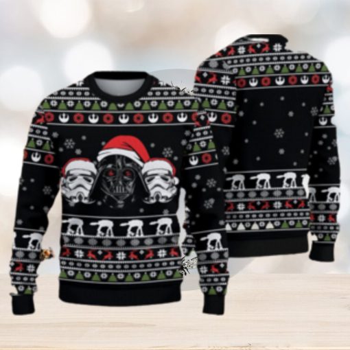 Santa Hat Darth Vader Star Wars Ugly Christmas Sweater