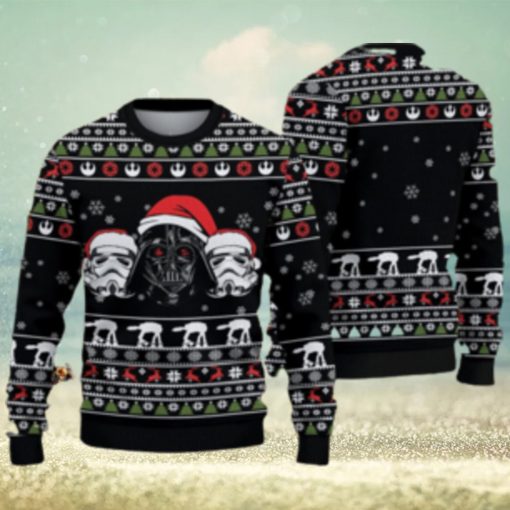 Santa Hat Darth Vader Star Wars Ugly Christmas Sweater