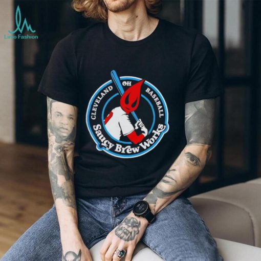 Saucy Brew Works Cleveland Ohio baseball shirt