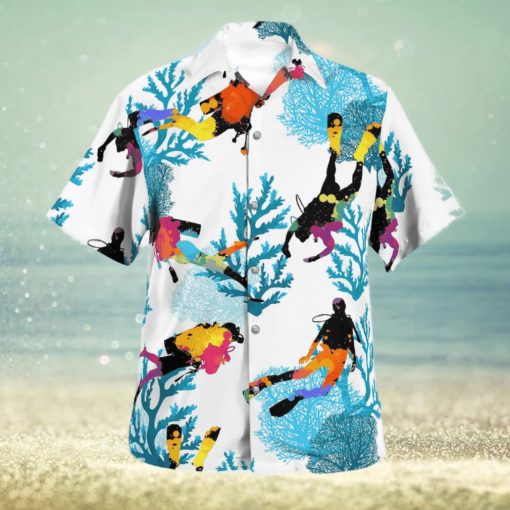 Scuba Diving Hawaiian Shirt Summer Gift