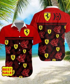 Scuderia Ferrari Style 5 Aloha Supercar Combo Hawaiian Shirt And Short hwaiian shirt