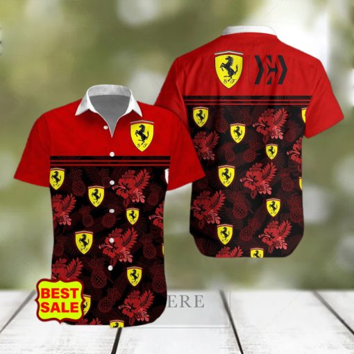 Scuderia Ferrari Style 5 Aloha Supercar Combo Hawaiian Shirt And Short hwaiian shirt