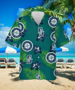 Seattle Mariners Hawaiian Shirt Hibiscus Flower Pattern Summer Gift For Friend HawaiianShirts