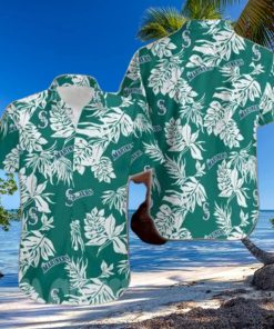 Seattle Mariners Hawaiian Shirt Tropical Leaf Beach Vacation Gift HawaiianShirts