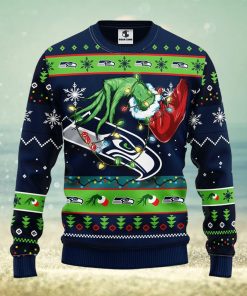 Seattle Seahawks Grinch Christmas Ugly Sweater