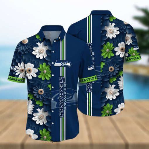 Seattle Seahawks NFL For Sports Fan Aloha Hawaiian Shirt