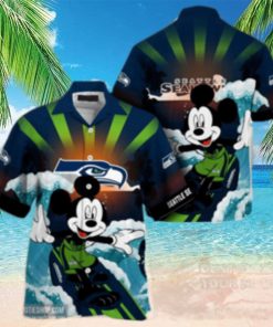 Seattle Seahawks Nfl Custom Hawaiian Shirt Short T Shirt Hawaiian Pattern Print Style For Fans