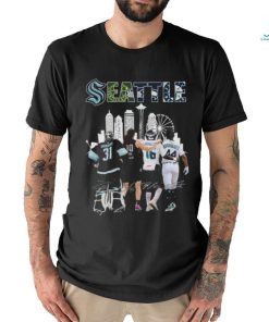 Seattle Mariners Seahawks Kraken logo shirt - Limotees