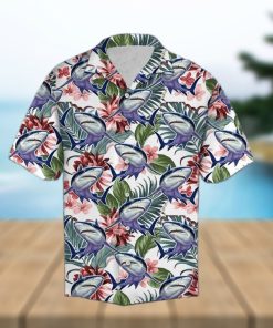 Shark Flower Hawaiian Shirt