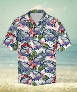 Shark Flower Hawaiian Shirt