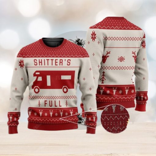 Shitters Full Ugly Christmas Sweater Merry Christmas