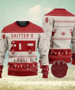 Shitters Full Ugly Christmas Sweater Merry Christmas