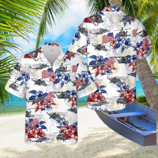 Sikorsky Mh 53 Pave Low 4th Of July Hawaiian Shirt