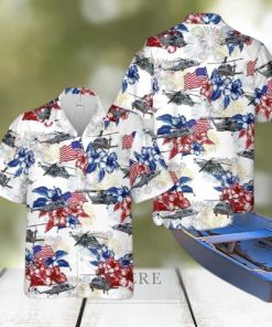 Sikorsky Mh 53 Pave Low 4th Of July Hawaiian Shirt