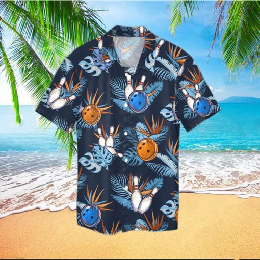 Simple Tropical Bowling Unisex Hawaiian Shirts