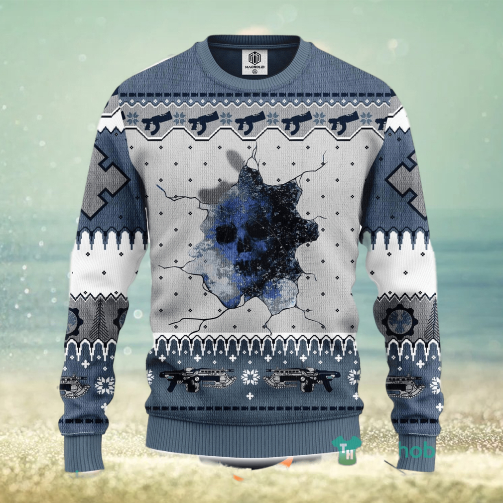 Miami Dolphins Snowflakes Pattern Ugly Christmas Sweater