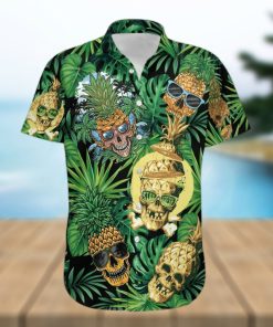 Skull Pineapple Tropical Hawaiian Shirt