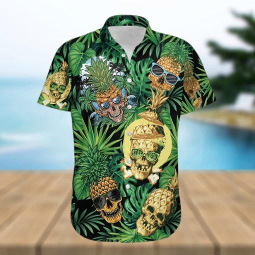 Skull Pineapple Tropical Hawaiian Shirt