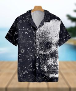 Skull Space Galaxy Constellation Tropical Hawaiian Shirt For Men And Women