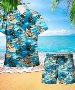 Skull Surfing Summer Aloha Hawaiian Shirts