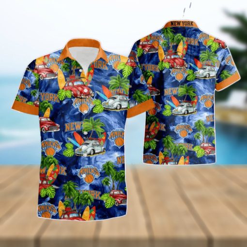 Slim Fit Body New York Knicks Hawaiian Shirt