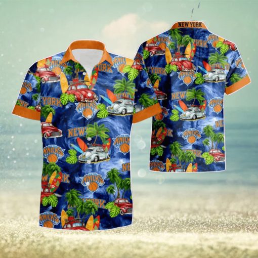 Slim Fit Body New York Knicks Hawaiian Shirt