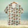 US Army M4A3 76 W HVSS Palm Tree Tropical Short Sleeve Hawaiian Shirt