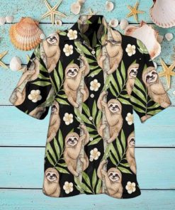 Sloth Tropical Leaf Limited Edition Summer Beach Hawaiian Shirt For Men hawaiian shirt