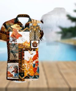 Smokey Bear Short Sleeve Aloha Hawaiian Shirt