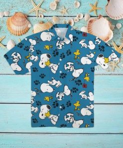 Snoopy And Woodstock Hawaiian Shirt