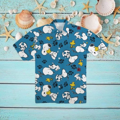 Snoopy And Woodstock Hawaiian Shirt