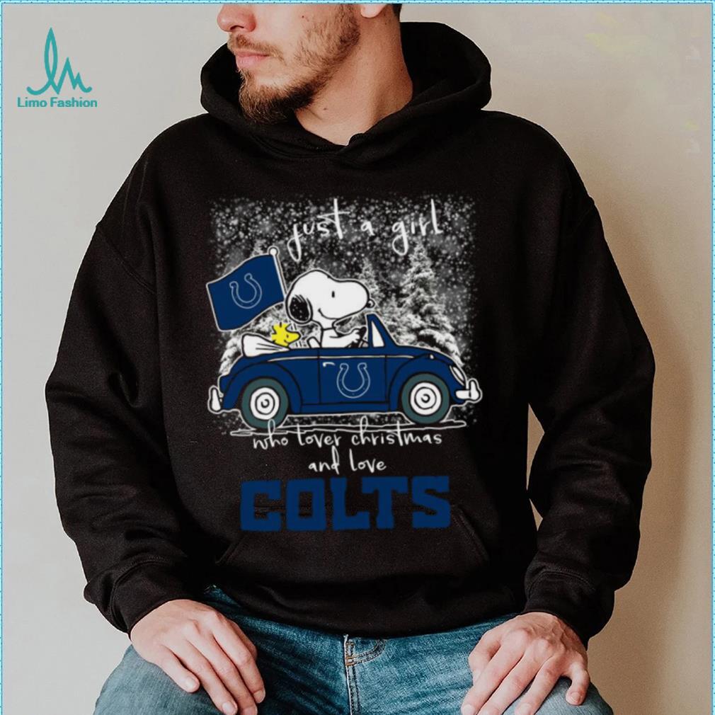 Indianapolis Colts Let's Play Football Together Snoopy NFL Hoodie