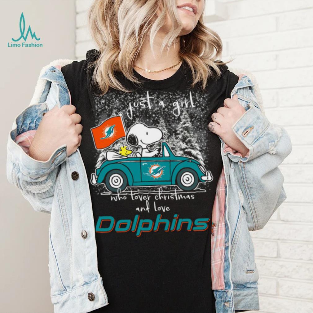 Christmas Snoopy Miami Dolphins Shirt, hoodie, sweater, long