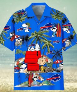 Snoopy Charlie Brown Buffalo Bills Hawaiian Shirt Beach Lovers Gift