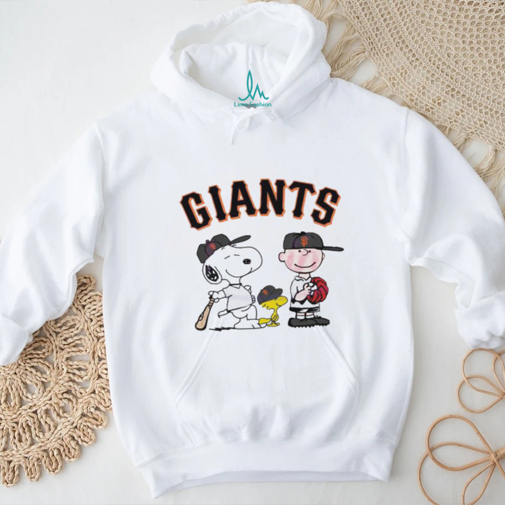 Peanuts Snoopy Football team with the new york giants NFL Shirt - Limotees