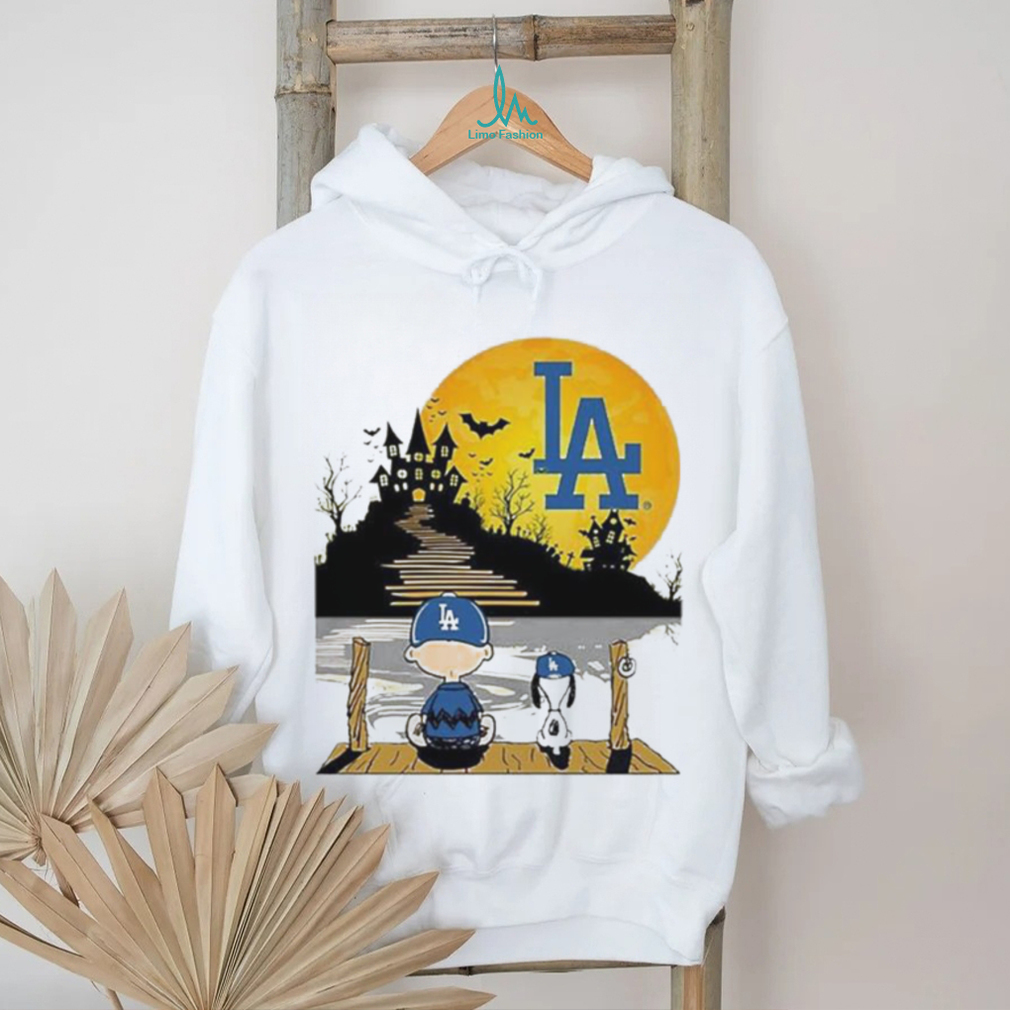 Snoopy And Charlie Brown Los Angeles Dodgers Ugly Sweater